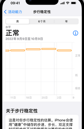 二道iPhone手机维修如何在iPhone开启'步行稳定性通知'